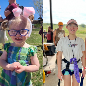 Theresa and Stella smiling for a photo.